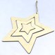 thumbnail image 3 of Cateissary 2 piezas DIY 3 capas estrella de cinco puntas Día de la independencia americana placa artesanía con 2 cuerdas de cáñamo placas para Decoración del hogar Cateissary HA012151-00, 3 of 6