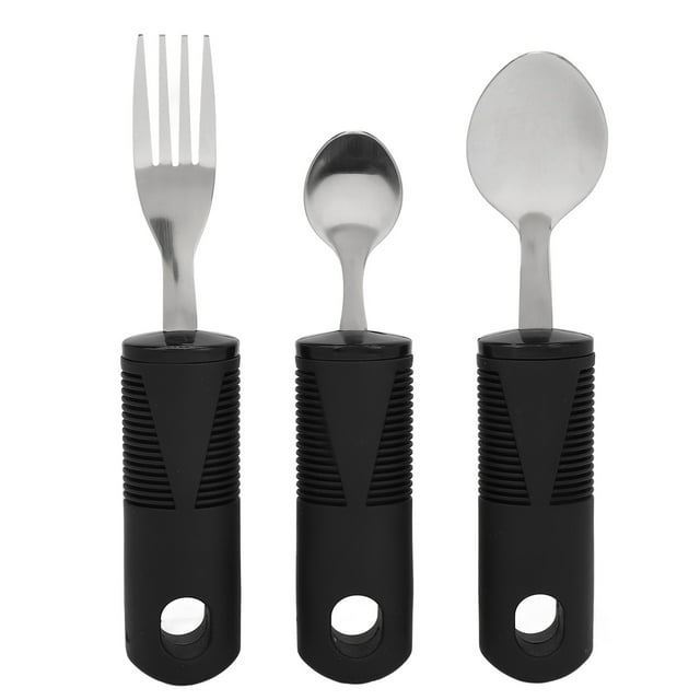 Adaptive Spoon,3Pcs Adaptive Utensils Stainless Adaptive Utensil Set Weighted Utensils Highly Recommended