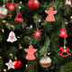 thumbnail image 4 of Decoraciones de campo de granja de Navidad de madera, tapices de madera para decoración de árboles de Navidad Ormromra CPB-CJZ151-5, 4 of 5