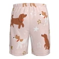 thumbnail image 6 of Kdxio Star Cute Dog Pattern Mens Casual Shorts - Drawstring Summer Beach Sports Shorts for Men, 6 of 9