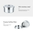 thumbnail image 3 of Capsule à Café Réutilisable en Acier Inoxydable avec Filtre pour Cafetière Espresso DELTA Q (A), 3 of 8