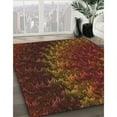 thumbnail image 2 of Ahgly Company Indoor Rectangle Patterned Mahogany Brown Area Rugs, 3' x 5', 2 of 6