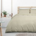 thumbnail image 3 of PiccoCasa 3-Piece Duvet Cover Set with Pompoms Tassel, Queen Khaki, 3 of 6
