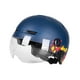 thumbnail image 4 of Casco de bicicleta para, casco de bicicleta ajustable con luz trasera para hombres, mujeres, carreras Azul oscuro, 4 of 9
