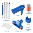 thumbnail image 4 of Clearance Cleaning Brush under $20,Pool Spa Underwater Vacuum Cleaner With 5 Pole Pool Vacuum For Above Ground & Inground Pool Spa Pond Hot Tub For Cleaning Pool Accessories, 4 of 5