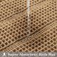 thumbnail image 5 of Juego de 2 Alfombrillas Antideslizantes para Baño de Diseño Waffle en Marrón 46x76 + 61x122 cm, 5 of 7