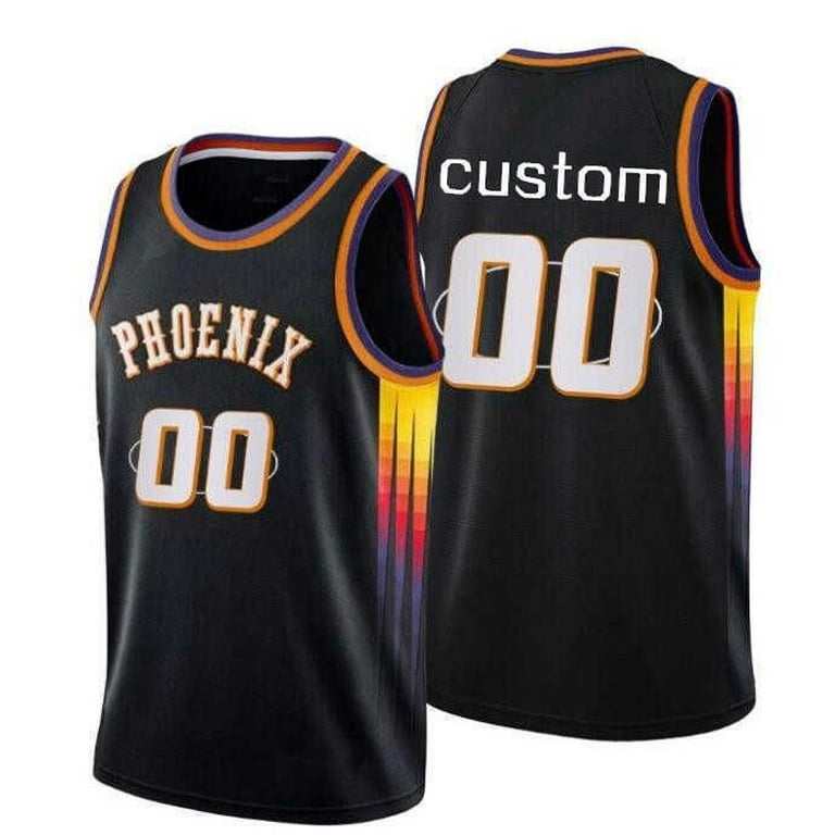 NBA_ jersey Wholesale Custom City Black Phoenix''Suns''Devin
