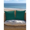 thumbnail image 5 of 1 Pack Outdoor Throw Pillow, Dark Green Waterproof Pillow with Insert Included, Modern Pure Dark Green Decorative Accent Cushion Sofa Pillows for Patio Porch, 18 x 18 In, 5 of 8