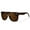 Leopard Frame | Brown Lens, variant on Trendy One-Piece Mirrored Lens Polarized Shades Fashion Sunglasses for Men-2 Pairs