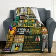 thumbnail image 4 of Bowling Throw Blanket Bowling Gifts for Bowling Lover Flannel Blanket Bowling Blanket Lightweight Blanket for Sofa Chair Bed 60"x80", 4 of 6
