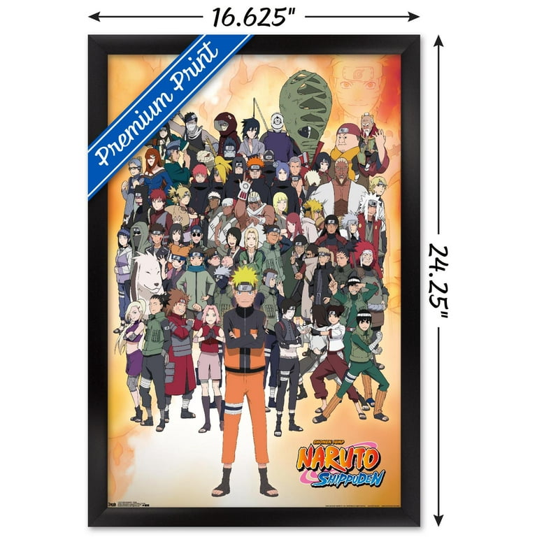 Poster: Naruto Shippuden - Characters 22x34 – BananaRoad