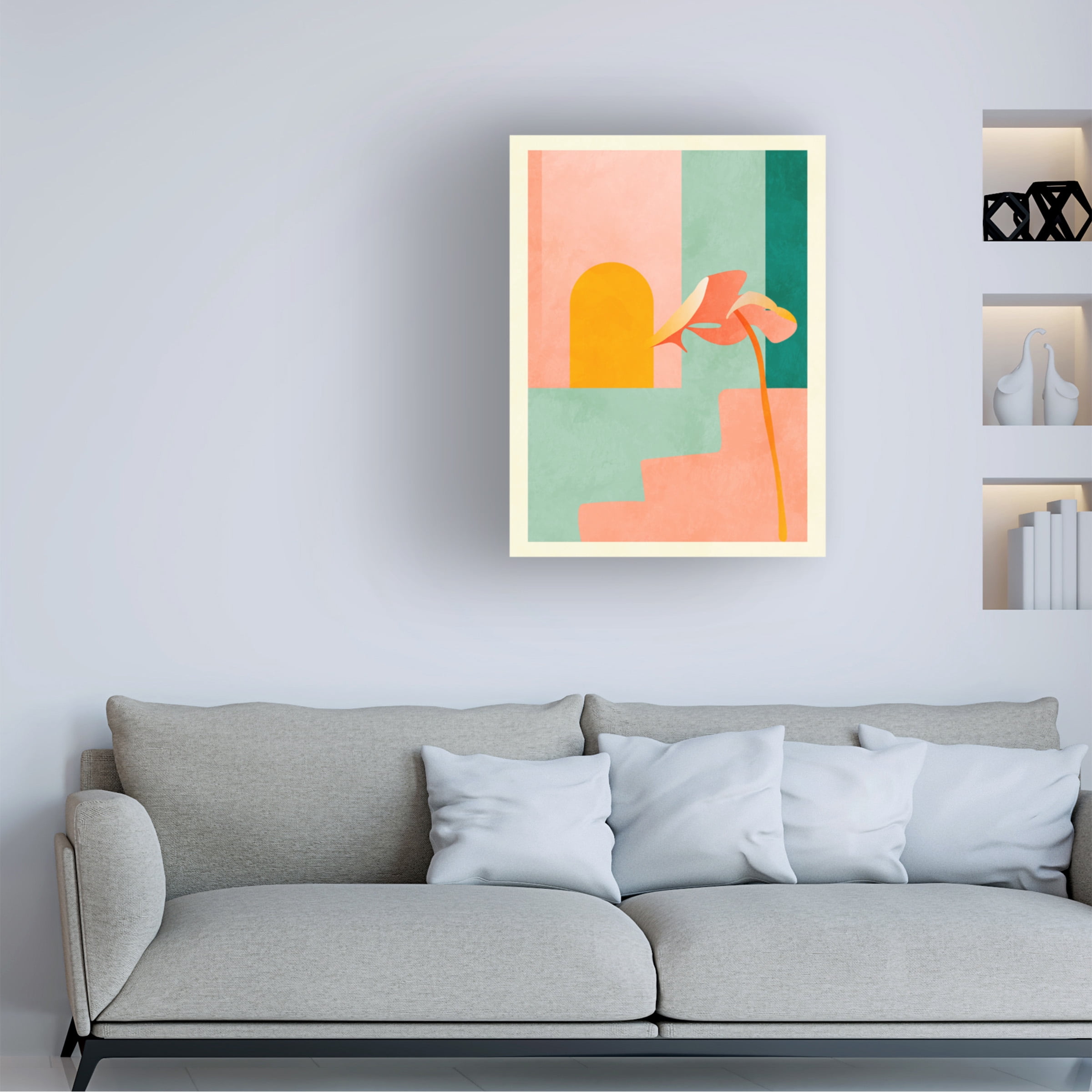 Ana Rut Bre 'Spaces 3 Treppe' Canvas Art
