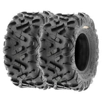 SunF ATV/UTV All Terrain Quad Tire 20x10-8 20x10x8 6 PR Tubeless A051 (Set of 2)