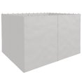 thumbnail image 1 of Outsunny 10' x 12' Gazebo Replacement Sidewall Set, 4 Panels, Light Grey, 1 of 10