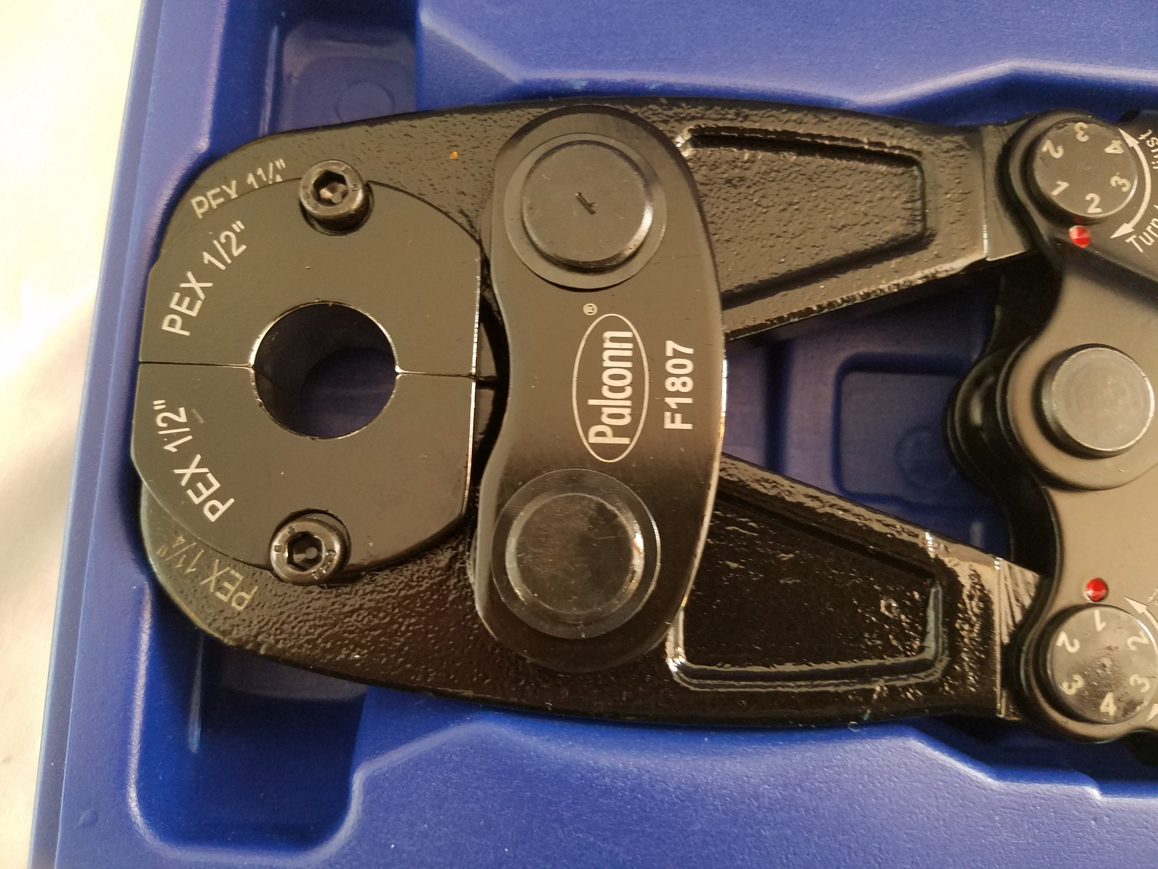 1/2", 3/4", 1", and 1 1/4" Pex crimp Multi-Tool