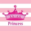 Club Pack of 384 Pink Princess Royalty Premium 2-Ply Disposable Beverage Napkins 5"