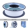 thumbnail image 2 of Filamento para impresora 3D ZIRO Matte PLA, 1,75 mm, blanco, 1 kg, 2 of 7