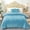 Solid Blue, variant on NC Sherpa Blanket White, Blue, Multi-color Polyester Reversible Bed Blankets Twin (Count 2)