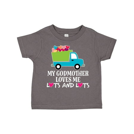 

Inktastic My Godmother Loves Me Gift Toddler Boy or Toddler Girl T-Shirt