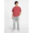 thumbnail image 2 of No Boundaries Men's Oversized Boxy Tee with Short Sleeves, XS-4XLT, 2 of 5