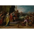 thumbnail image 3 of Frans Francken the Younger 14x11 Black Modern Framed Museum Art Print Titled - The Continence of Scipio, 3 of 5
