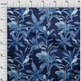 thumbnail image 3 of oneOone Cotton Poplin Dark Blue Fabric Tropical Animal Sewing Craft Projects Fabric Prints By Yard 56 Inch Wide, 3 of 4