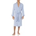 thumbnail image 1 of Men's Long Sleeve Lightweight Cotton Woven Robe, 1 of 3