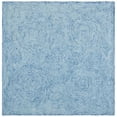 thumbnail image 4 of SAFAVIEH Ikat Collection IKT506M Handmade Blue Rug, 4 of 6