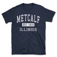 thumbnail image 1 of Metcalf Illinois Classic Established Men's Cotton T-Shirt, 1 of 1