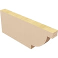 thumbnail image 5 of Ekena Millwork 2"W x 8"H x 20"L Alpine Woodgrain TimberThane Rafter Tail, Primed Tan, 5 of 6