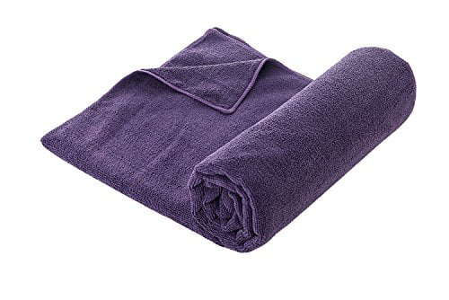 25x72" Non-Slip Hot Yoga Towel Microfiber Mat Cover Yoga Pilates Light Purple 