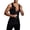 Black, variant on Xijirk Tank Tops Men's Zipper Compression Vest Sauna Workout Shirt Body Trimmer Trainer Camisole Tops for Women,Black,3XL