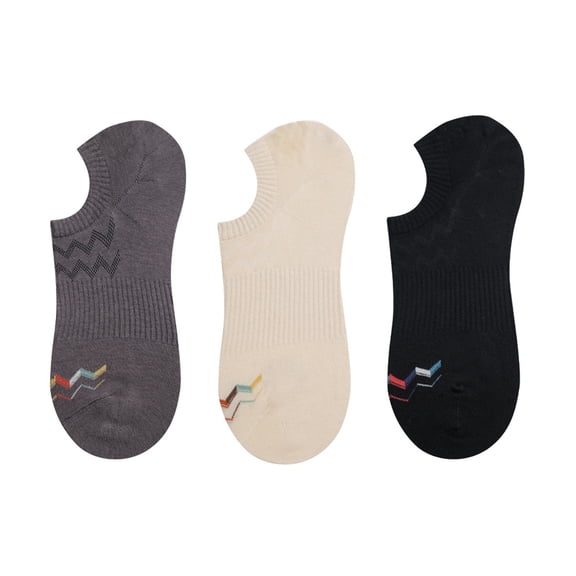 Holzlrgus Wormwood Socks , Breathable socks for Women Men , Boat Socks with Silicone , Solid Color Socks , Size One Size , 3 Pairs