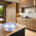 thumbnail image 1 of DEEPCRAFF De Enamel Azul Vintage Para Cocina Uso Mezclar Y, 1 of 7