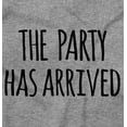 thumbnail image 2 of The Party Has Arrived Hysterical Toddler Boy Girl T Shirt Infant Toddler Brisco Brands 12M, 2 of 6