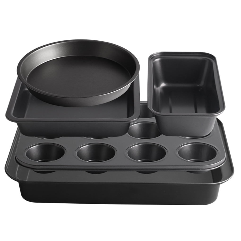 tssuouriy Best Bakeware Set Non Stick Coating Oven Safe Up To 450 F Dishwasher Safe Carbon Steel Stackable Bakeware Set Baking Pan