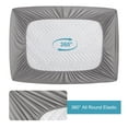 thumbnail image 4 of Ntbay Quilted 100% Waterproof Mattress Protector, Ultra Soft and Breathable Fitted Mattress Pad Cover with Deep Pocket, Full Size, Smoke Gray, 4 of 5