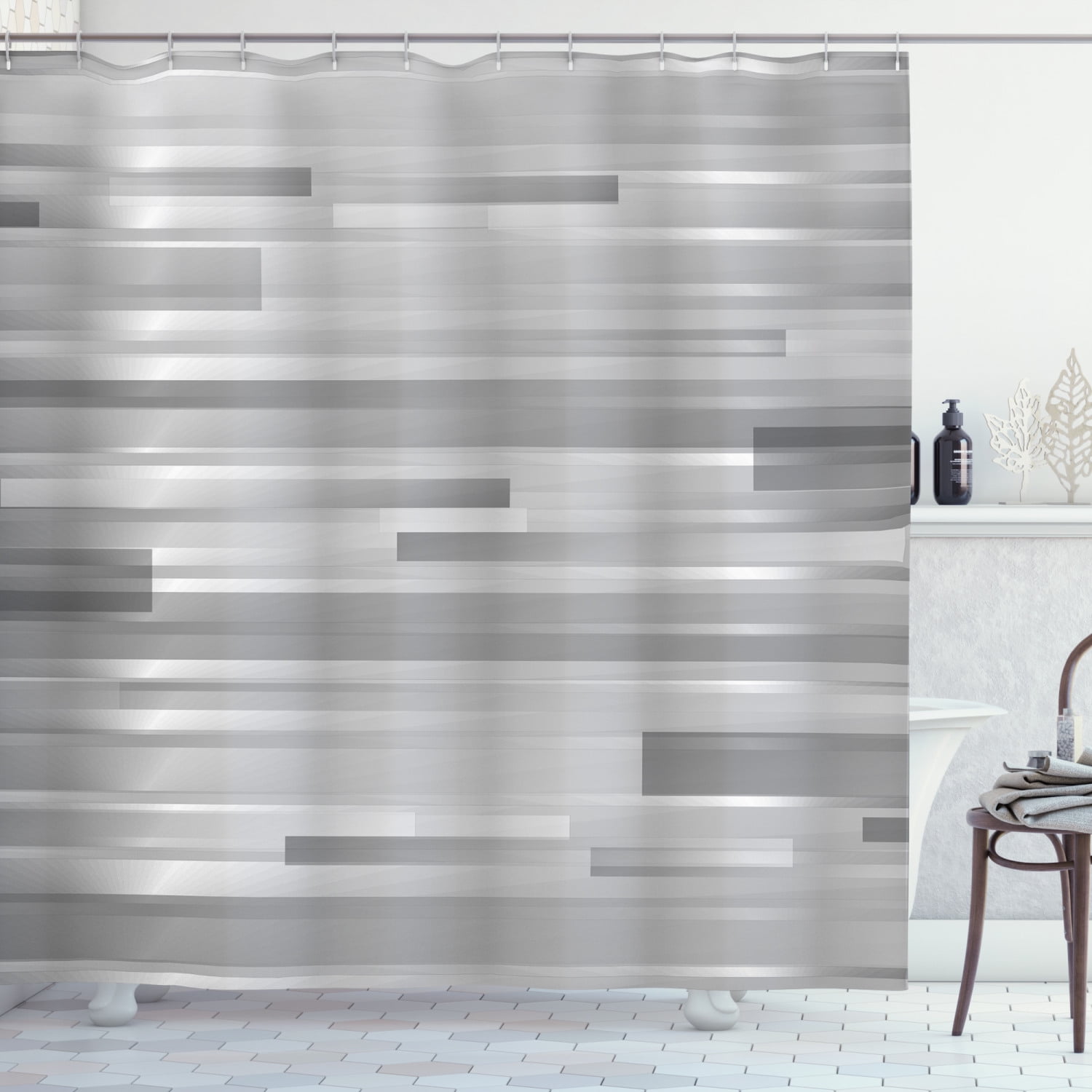 Futuristic Stall Shower Curtain Striped Web Forms Futuristic Stall Shower Curtain Striped Web Forms