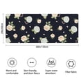 thumbnail image 3 of Pioneer Flower Floral Print Pattern Bathroom Rugs Mat, Non Slip Microfiber Bathroom Rug with Rubber Backing, Soft Mats for Bathroom Floor Tub Shower, 24"x60", 3 of 5