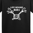 thumbnail image 4 of Inktastic Life Behind Bars Motorcycle Youth T-Shirt, 4 of 5