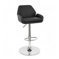 thumbnail image 1 of Tesla Tabouret de Bar Contemporain "Cuir" Réglable - Noir, 1 of 2