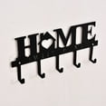 thumbnail image 4 of Key Holder for Wall, Black Wall Mount Key Hanger with, 4 of 6