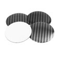 thumbnail image 2 of Unique Bargains Car Wheel Centre Hub Cap Sticker Emblem Badge Carbon Fiber Pattern 4pcs, 2 of 4