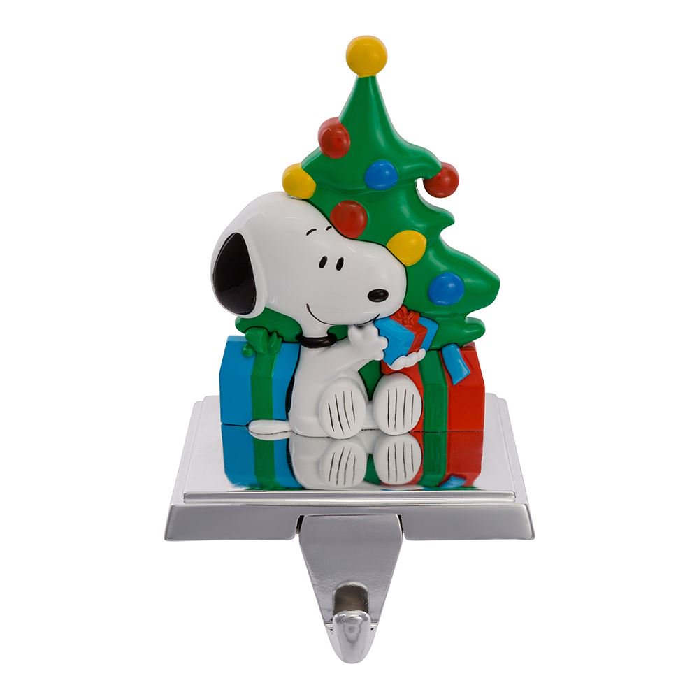 Snoopy/xmas tree 7.5" Vibrantly Colored Peanuts Snoopy with Christmas Trees and Presents