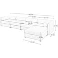 thumbnail image 2 of Tabaray 143" L-Shaped Modular Chenille Sectional Sofa with Storage Seat, 1 Ottoman, Modern Style 4-Seater Couch with Cylindrical Backrest and Armrests, Easy Assembly, for Apartment, Camel, 2 of 7