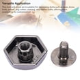 thumbnail image 4 of 30 Sets Rivet Screw Set 8mm Zinc Alloy Hollow Hex Head Rivets 6mm Crossed Iron Screws Rustproof and Long Lasting Rivets with Screws, 4 of 7