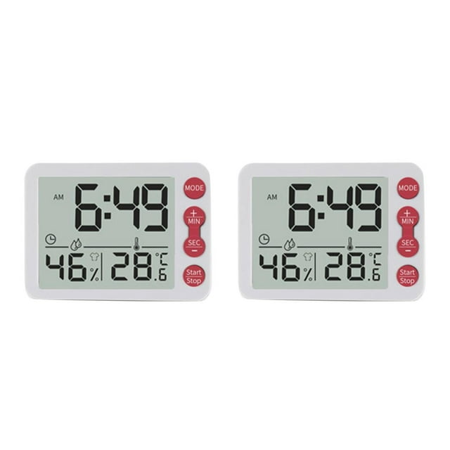 Alarma Digital Bearachild con Pantalla Acrílica de 7,48 Pulgadas Proyector Reloj 2piezas