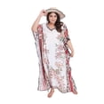 thumbnail image 5 of Womens Plus Size Kaftan Long Maxi Dress for Ladies Loose Casual Beachwear Caftan Online, 5 of 8