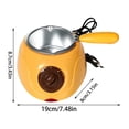 thumbnail image 3 of Electric Chocolate Melting Pot with Adjustable Temperature Control, Non-Stick Interior, Perfect for Desserts, 3 of 5