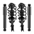 thumbnail image 1 of Front & Rear Strut Shock Assembly w/Coil Spring Compatible with Chrysler Town & Country 2008-2016, Dodge Grand Caravan 2008-2019, Replace 171128L 171128R 37290, 4PCS, 1 of 4